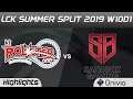 KT vs SB Highlights Game 2 LCK Summer 2019 W10D1 KT Rolster vs Sandbox Gaming Highlights by Onivia