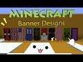 Minecraft - 10 Amazing Banner Designs with tutorial #1