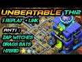 NEW TH12 WAR BASE + 5 REPLAY PROOF | ANTI ZAP WITCHES / DRAGS BATS / HYBRID + LINK | CLASH OF CLANS
