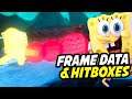 SpongeBob Frame Data & Hitboxes - Nickelodeon All-Star Brawl