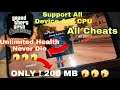 [200MB] GTA SA Unlimited Health Mod Apk | Support All Device And CPU