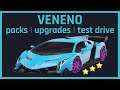 Asphalt 9 | Lamborghini VENENO | 50 Packs Opening + Star Up/Upgrades 2/3⭐️ + Test @Ancient Ruins