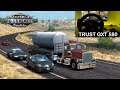 ATS 1.37: Driving with Trust GXT 580 Wheel (American Truck Simulator)