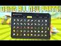 Building a Working Car Using Every Survival Part ONLY ONCE! - Scrap Mechanic Gameplay