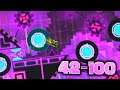 Cybernetic Crescent 42-100% | Progress #1 | Geometry Dash