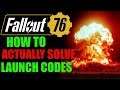 Fallout 76 How To Solve Nuke Launch Codes, Properly