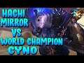 HACHI MIRROR VS WORLD CHAMPION CYNO! NEW APOCALYPSE SKIN! - Masters Ranked Duel - SMITE