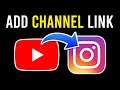 How To Add YouTube Channel Link To Instagram Bio