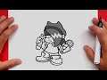 How to Draw ANNie from Friday Night Funkin' Mod