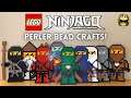 LEGO Ninjago Crafts: Perler Bead Ninja! Sensei Wu, Kai, Lloyd, Nya, Jay, Cole, Zane, & Dareth!
