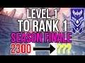 Level 1 to Rank 1 #10: S1 FINALE | Brawlhalla Diamond Ranked