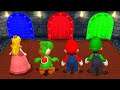 Mario Party 9 MiniGames Peach Vs Yoshi Vs Mario Vs Luigi (Master CPU)
