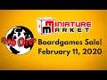 Miniature Market's Boardgame Sale Starts 2/11