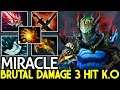 Miracle- [Sven] Brutal Damage 3 Hit K.O Pro Gameplay 7.21 Dota 2