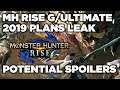 Monster Hunter Rise G/Ultimate Hint (April Rumor/Leak)