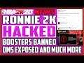 NBA 2K20 NEWS - RONNIE 2K GOT HACKED - 2K FACEBOOK PAGE GOT HACKED - BOOSTERS BANNED
