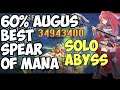 SOLO ABYSS 60% OF AUGUS, THE BEST SPEAR OF MANA GUILD | Ragnarok X: Next Generation LordKnightPierce