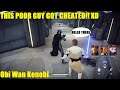 Star Wars Battlefront 2 - That poor Phasma player GOT CHEATED!! XD (Obi Wan Kenobi/ BB8) 2 games
