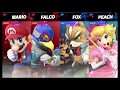 Super Smash Bros Ultimate Amiibo Fights   Request #4031 Mario & Falco vs Fox & Peach