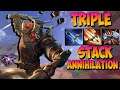TRIPLE STACK ANNIHILATION! MAX ATTACK SPEED WITH FROSTBOUND! - Masters Ranked Duel -SMITE