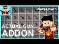 Trying Out Different Types of Guns in Minecraft Actual Guns Addon Review