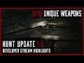 Update 1.5 Developer Live Stream Highlight - New Unique Weapons