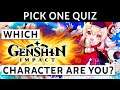 Which Genshin Impact character are you? Fandom Quiz #1