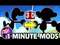3D Mr. Game & Watch | 1 Minute Mods (Super Smash Bros. Ultimate)