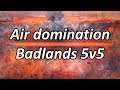 Air domination Badlands 5v5 Supreme Commander: Forged Alliance Forever