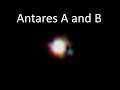 Antares (double star) A and B
