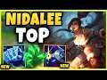 AP Bruiser Tank Nidalee Top Is Seriously Strong D3 MMR Game - League of Legends