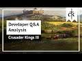 CK3 FAQ Analysis: Comments Review And Development, Buildings