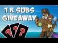 (Closed) Giveaway 1000 Subs + Thank you video