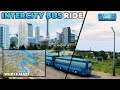 First Person Intercity Bus Ride across the whole map of my Cities: Skylines Dream City