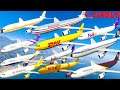 GTA V: Airbus A300-600R Airplanes Pack Best Extreme Longer Crash and Fail Compilation