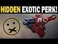 HIDDEN Exotic Perk! Skyburner's Oath Scout Rifle (Destiny 2)