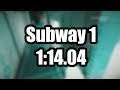 Mirror's Edge: Subway 1 - 1:14.04 (Custom Time Trial)