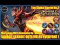 SAVAGE ! KARRIE OUTLEVELED EVERYONE ! Mobile Legends Top Global Karrie Gameplay By REKKA.