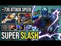 SUPER SLASH..!! +730 Attack Speed Pirate Hat Juggernaut LVL 30 7.24 | Dota 2