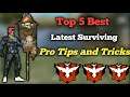 Top 5 Best And Latest Surviving Tips and Tricks! Garena free fire