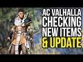 Checking New Items & Update in Assassin's Creed Valhalla (AC Valhalla Update)