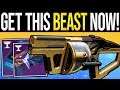 Destiny 2 | This Weapon is MONSTROUS & EASY to Get! - Wendigo GL3, Huge Damage & Fast Quest Farm!