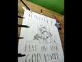 Drawing Wanted Poster of God Usopp | One Piece (Timelapsed) #shorts