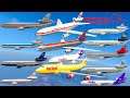GTA V McDonnell Douglas DC-10-30 Freighter Airplanes Best Extreme Longer Crash and Fail Compilation