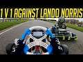 I Challenged Lando Norris to a 1v1 Kart Race
