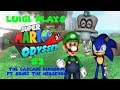 Luigi plays Super Mario odysee #2 The cascade kingdom FT Sonic