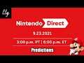 Nintendo Direct September 9/23/21 Predictions with TLG