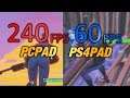 【解説】PCパッドとPS4パッドの違いは？！！【フォートナイト】