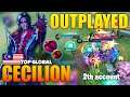 Perfect Position!! Cecilion 100% Outplays Enemy | Top Global Cecilion Gameplay ~ Mobile Legends