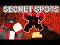 SECRET SPOTS IN ARSENAL.. | ROBLOX